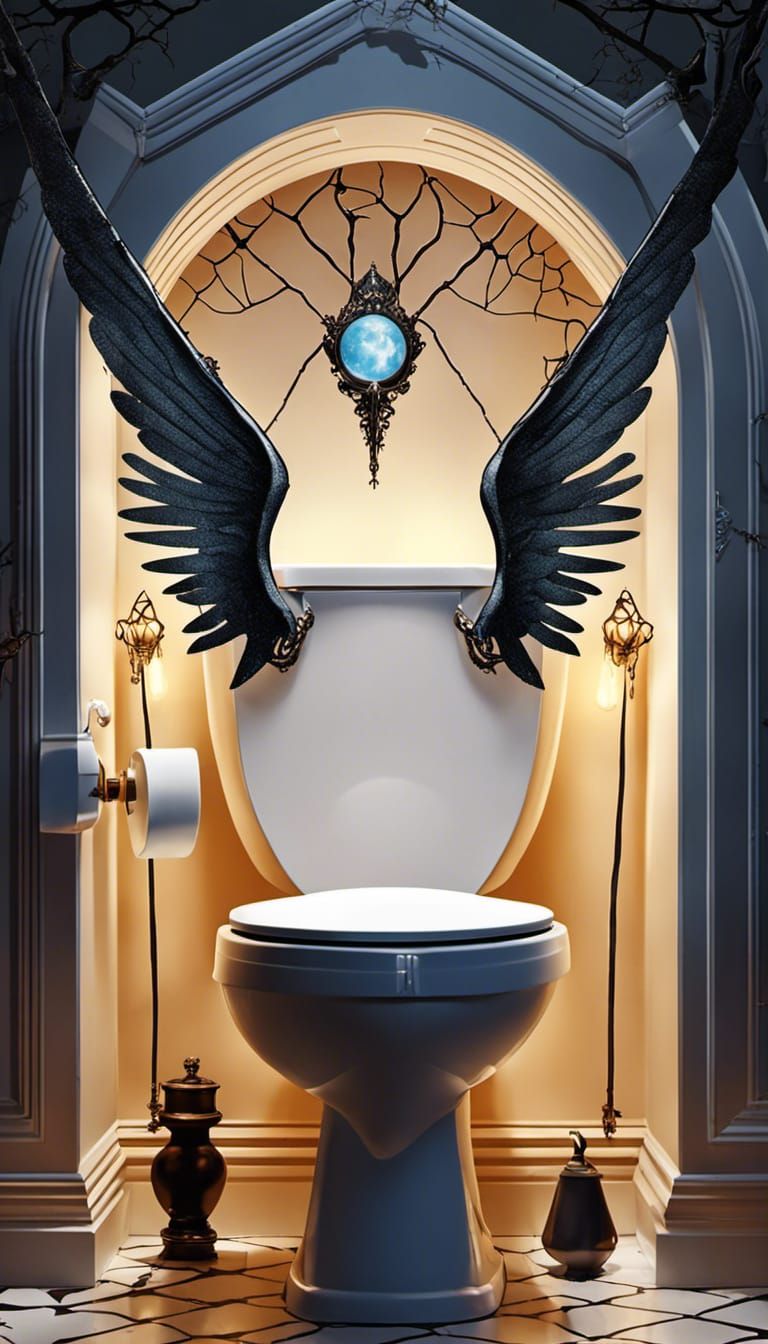 Winged Toilet