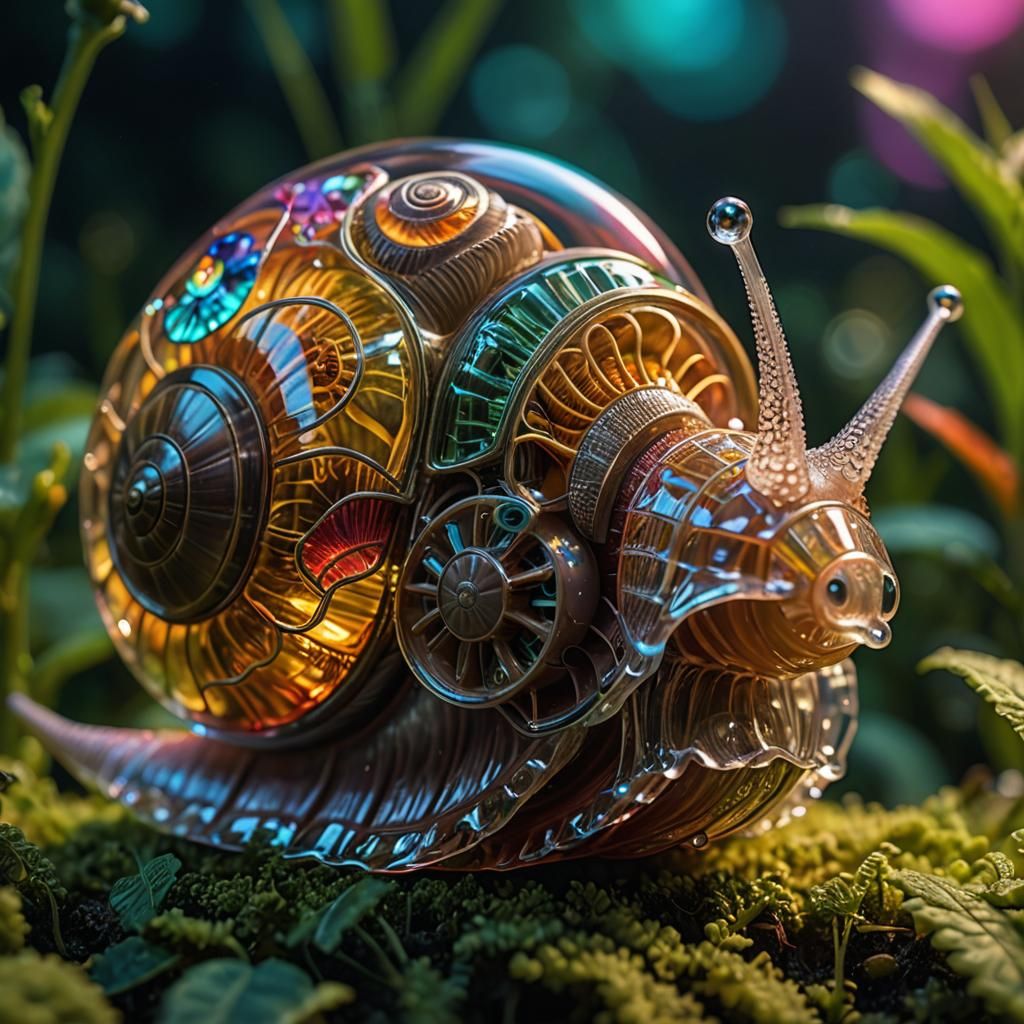 Futuristic Snail 🐌💫