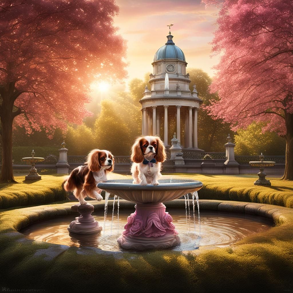 Cavalier King Charles Spaniel in Victorian London