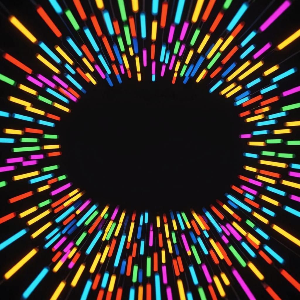 Number 100 Shines Brightly With Colorful Precious Light