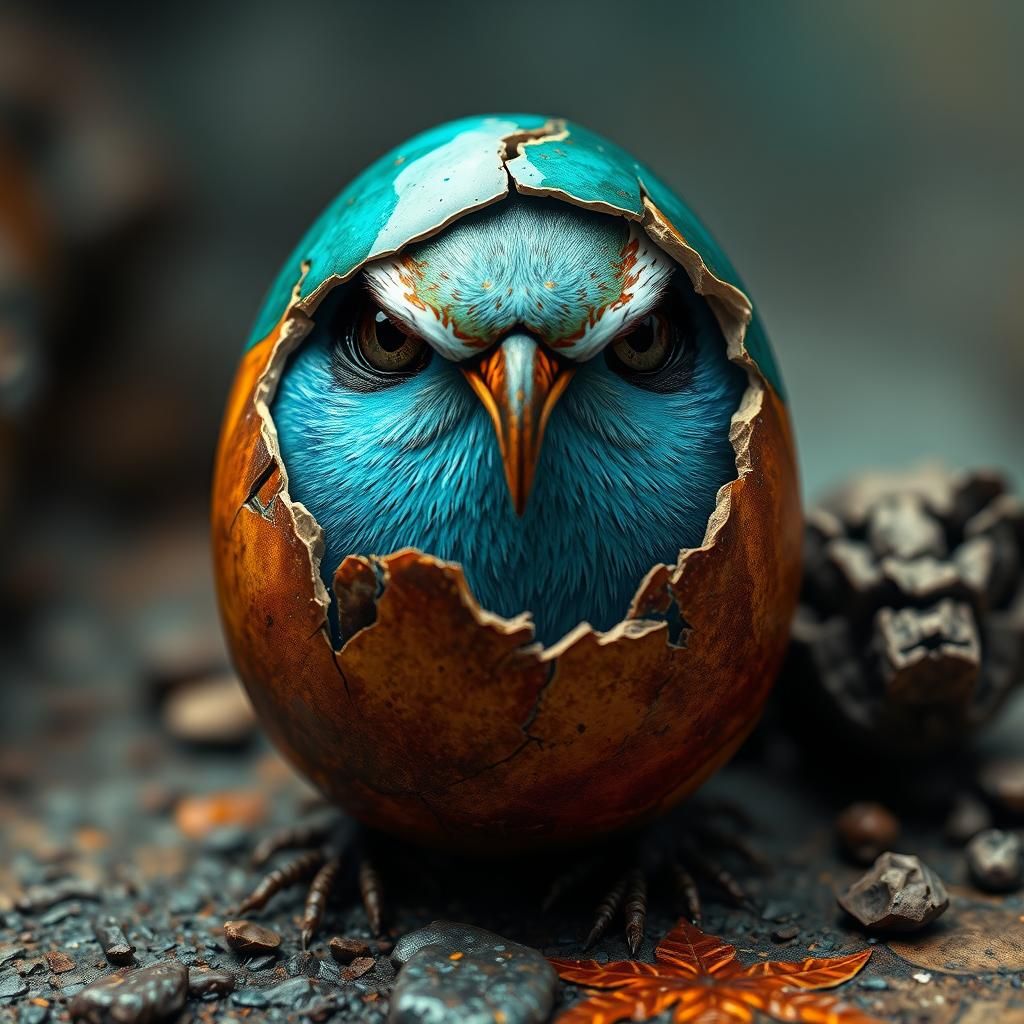 Furious Robin's Egg Chrysalis in Dreamscape