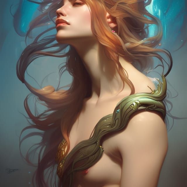 Siren Head Portrait in Hyperdetailed Digital Art Style