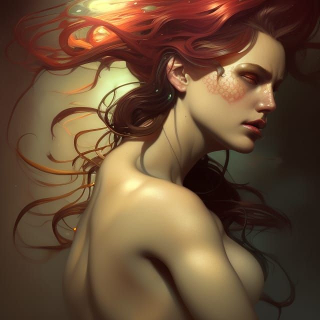 Detailed Siren Head Portrait in Digital Art Style