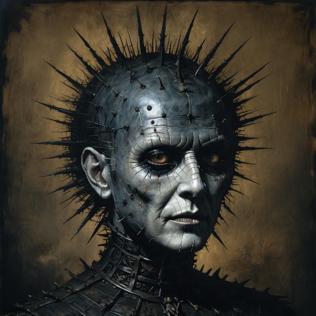 Creepy Pinhead Double Exposure Photography