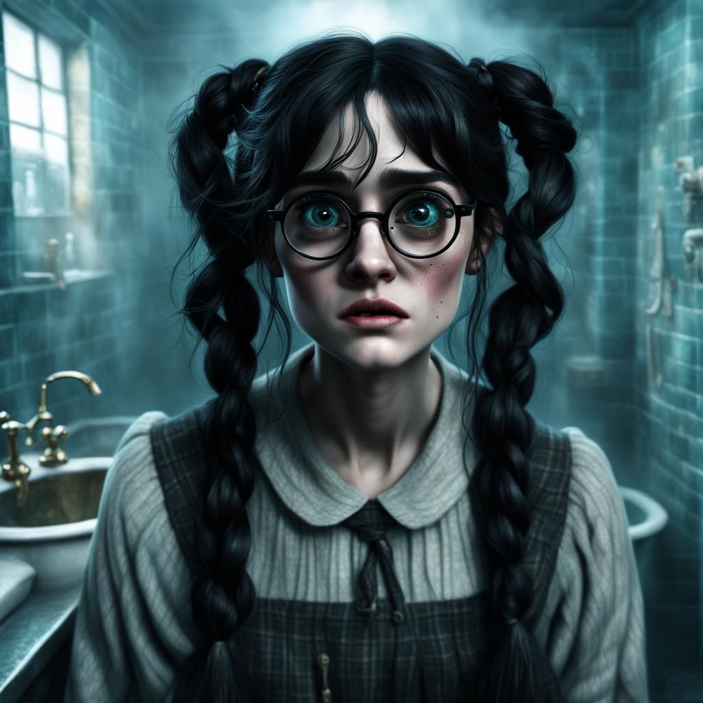 Moaning Myrtle Crying in a Bathroom
