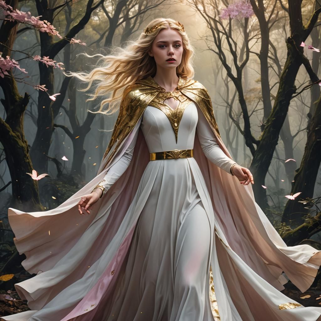 Queen in Dark Forest Fantasy Concept Art