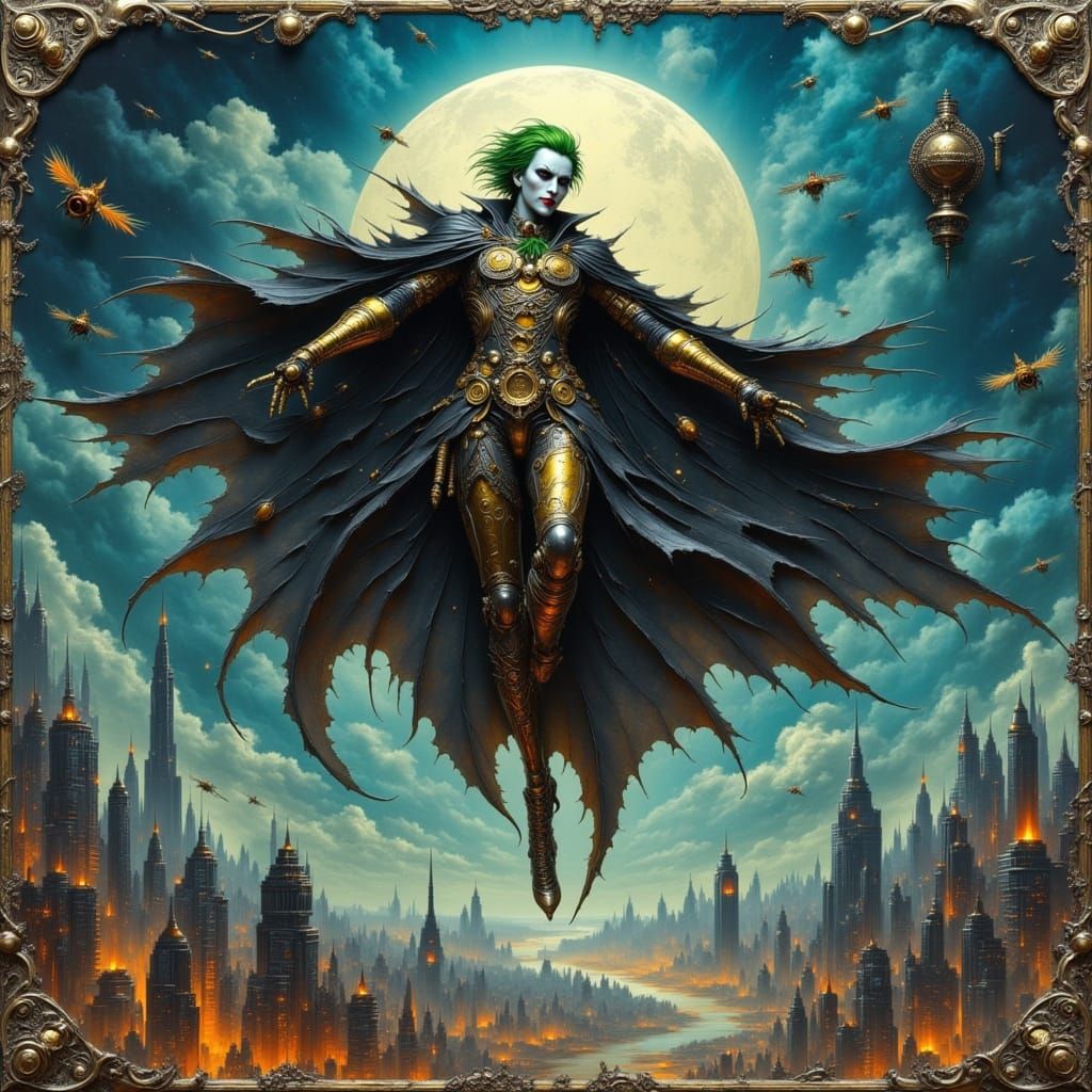 A steampunk The Joker