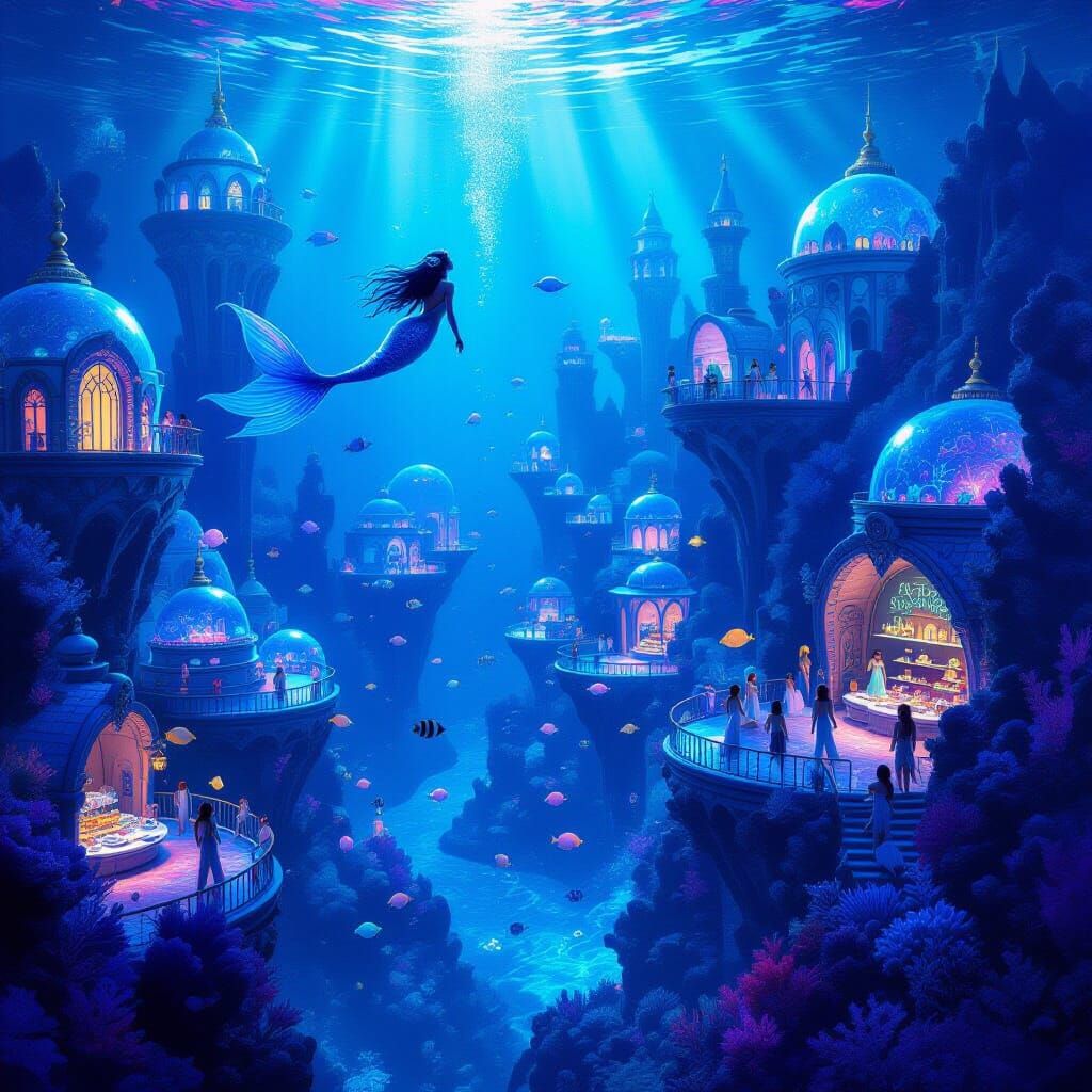 Underwater Mermaid City: Awe-Inspiring Coral Architecture