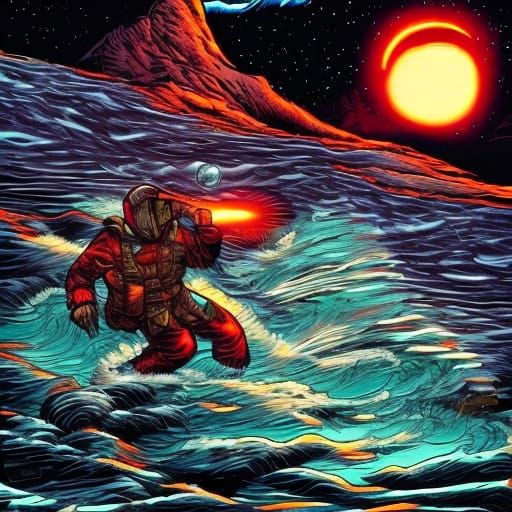 AI Generated Lake Image