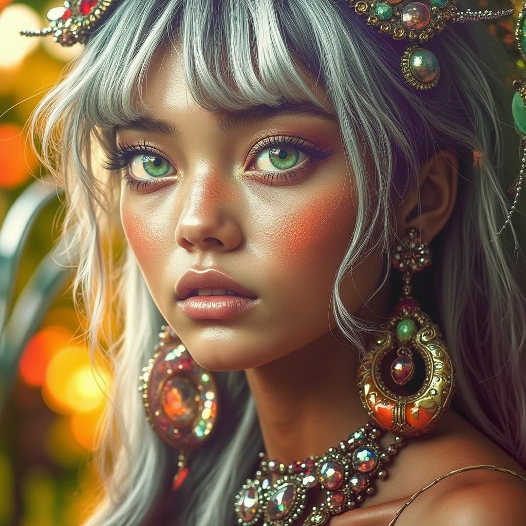 Trippy Dropped Quick-Dissolve Blotter in Her Eyes...Again