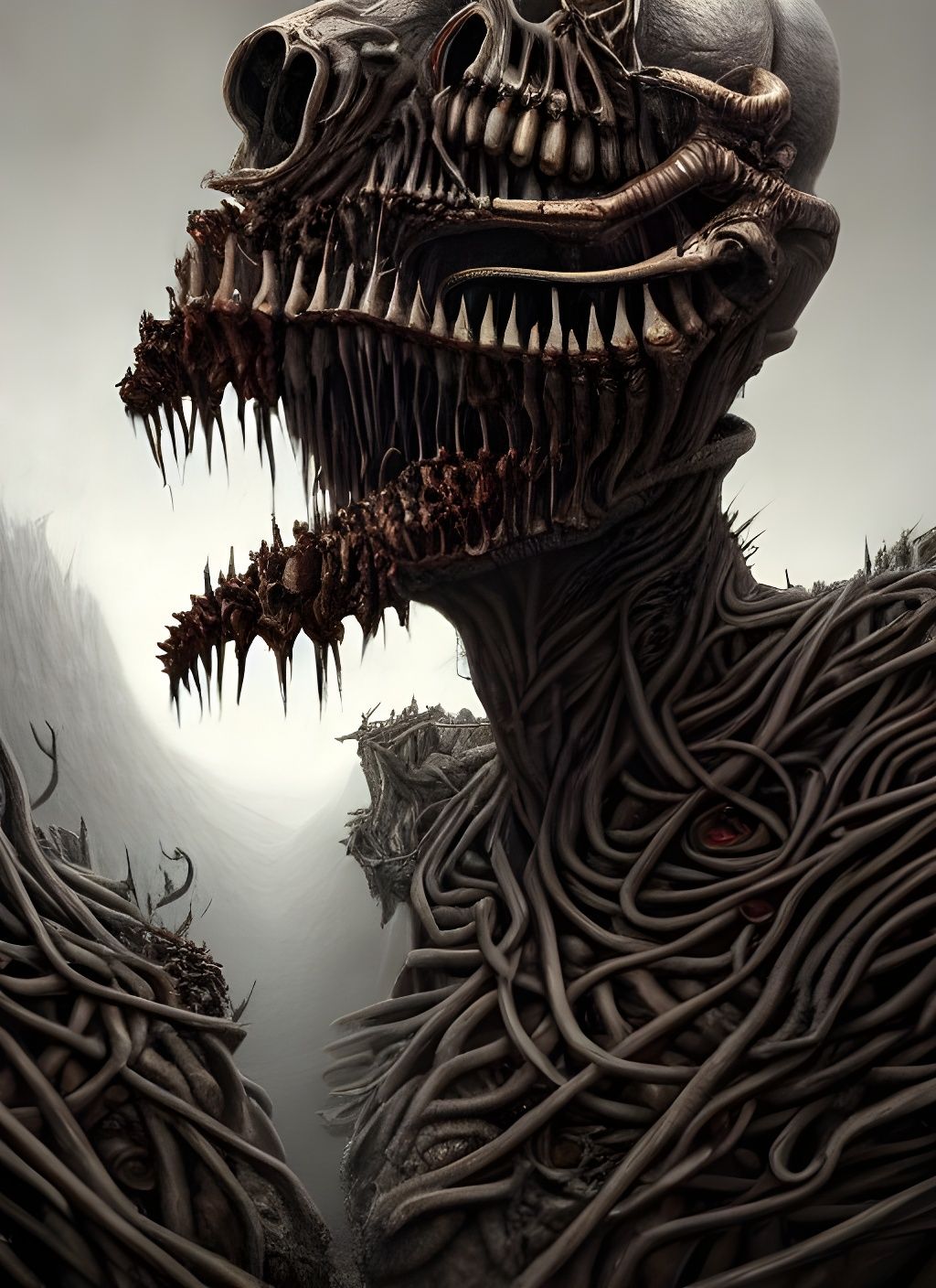 Horrifying Realism: Unsettling Surreal Artwork