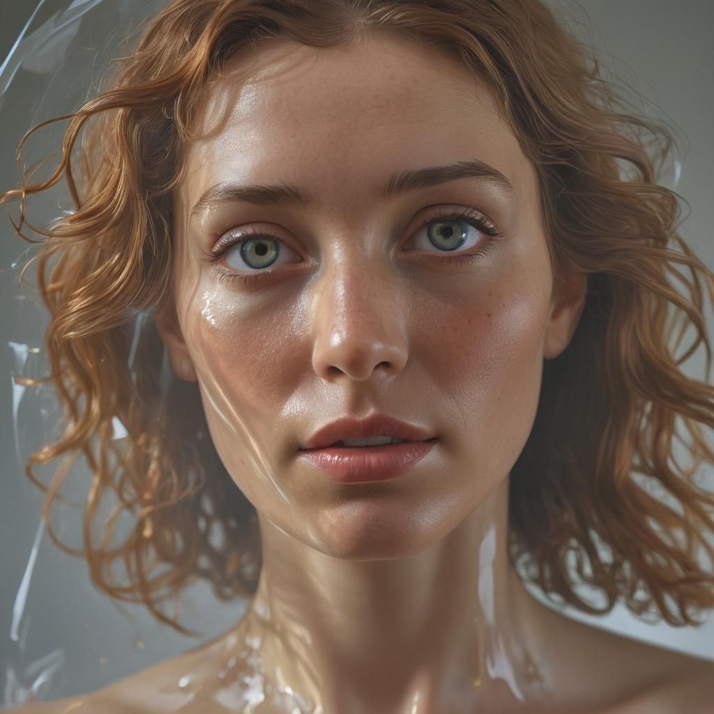 Botticelli-Inspired Transparent Venus in Morning Light