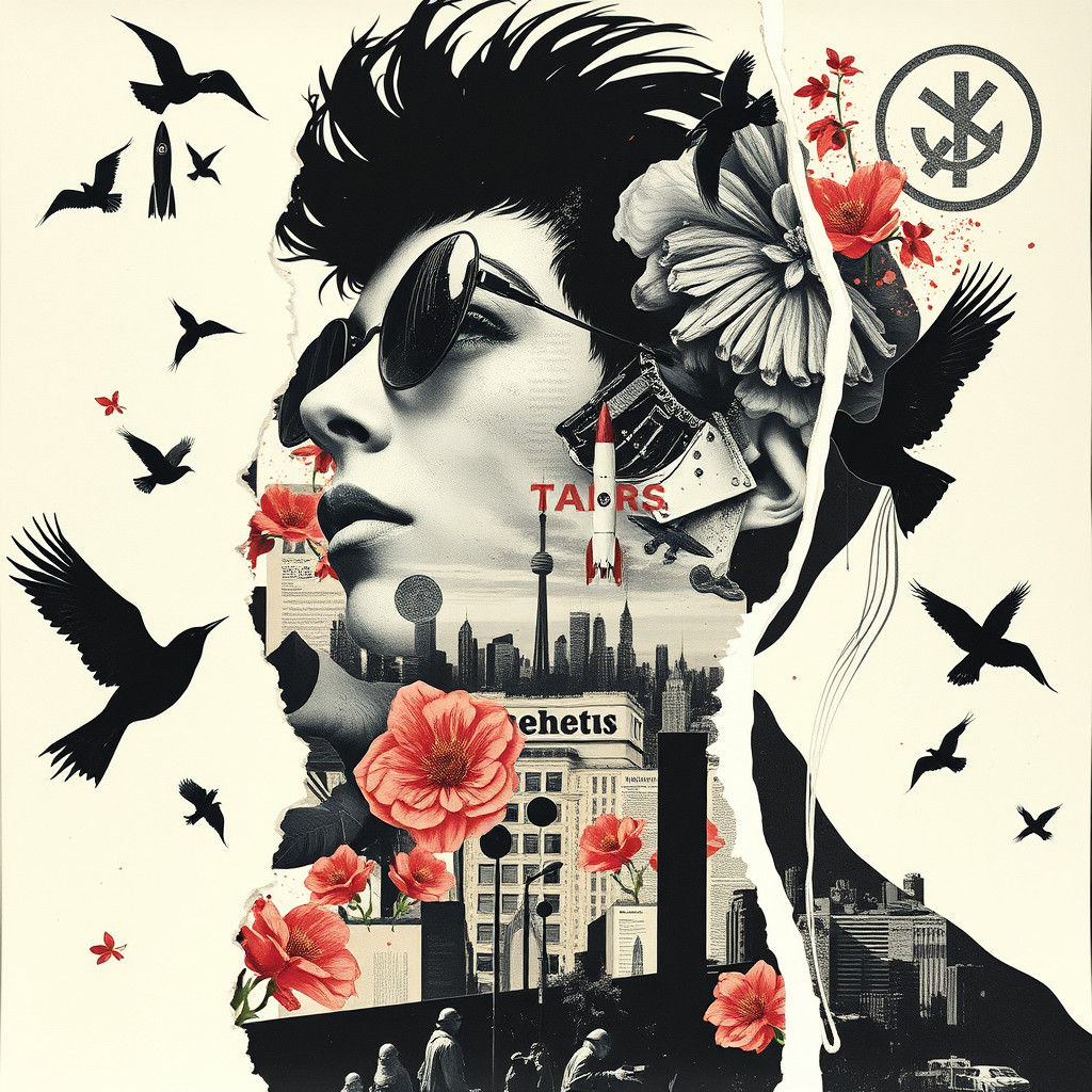 Dada-Inspired Surreal Paper Collage Photogram