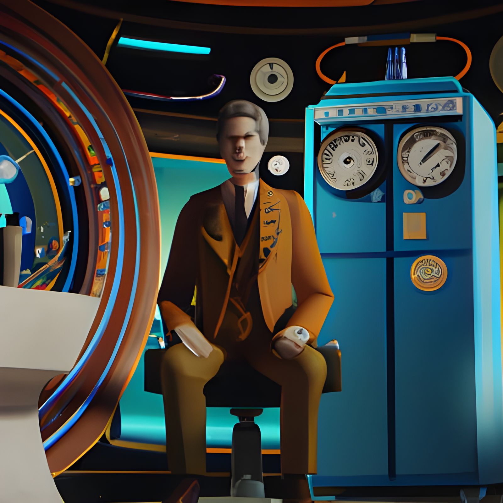 Doctor Who in Space: Wes Anderson Style
