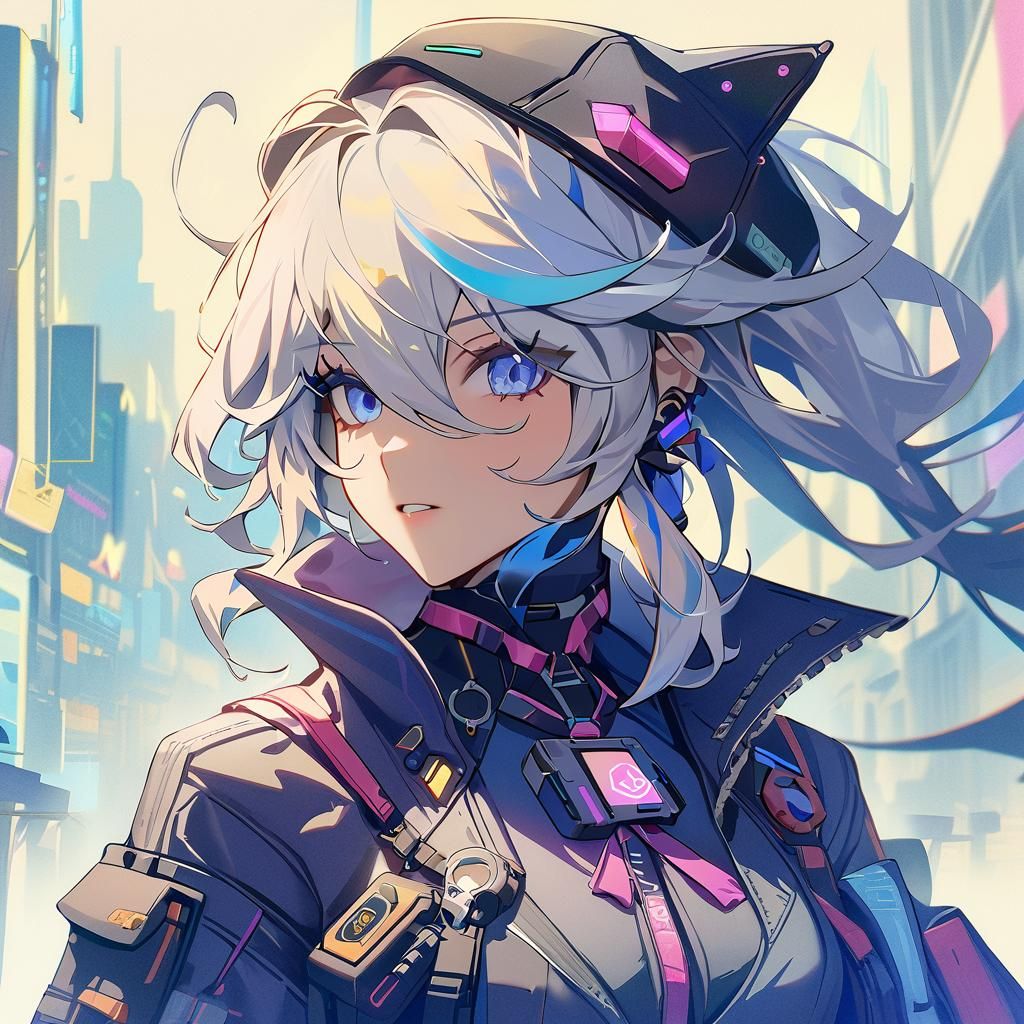 Cyberpunk Furina: Genshin Impact Adventurer