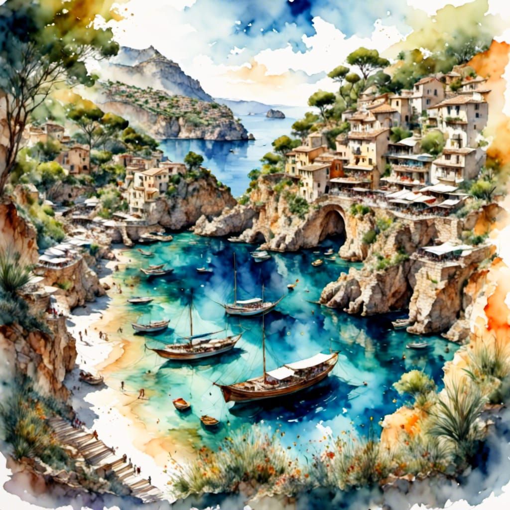 Waterhouse JB  little romantic harbour