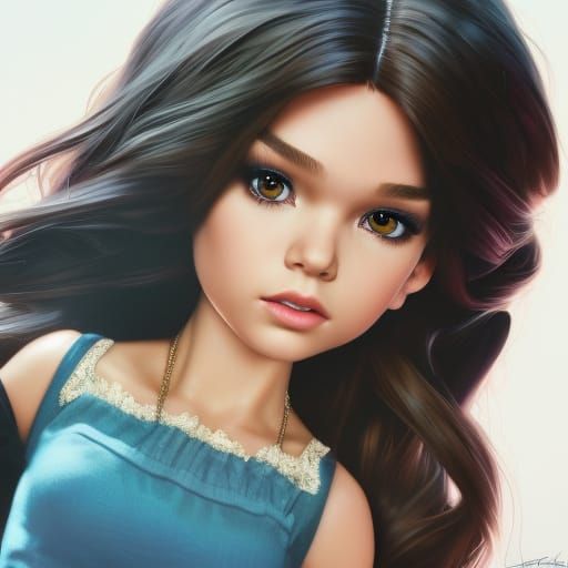 Hailee Steinfeld as Bratz Doll, Digital Portrait