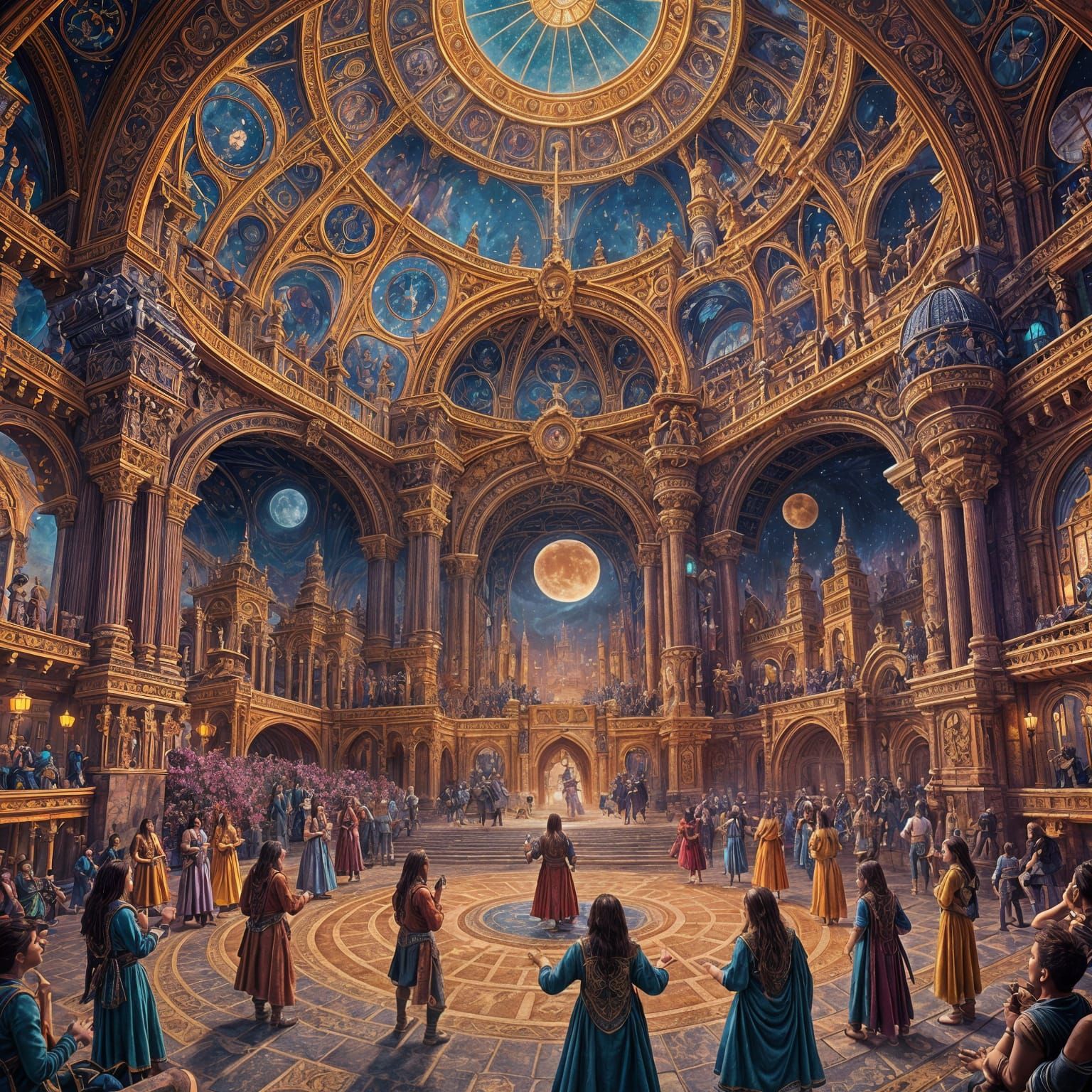 Los Bukis En Vivo: Detailed Matte Painting