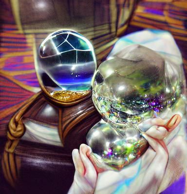 AI Generated Crystal Ball Image