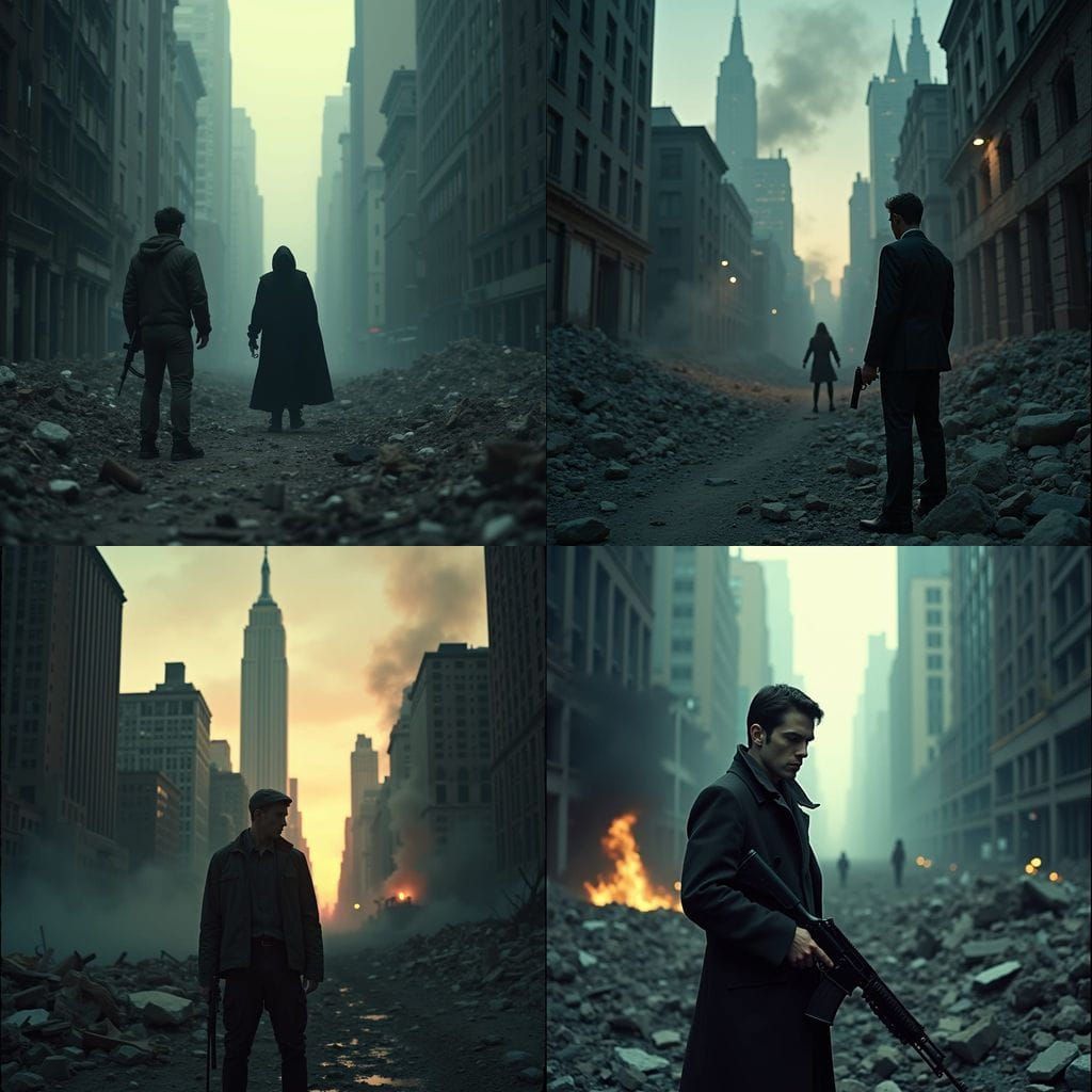 Man Hesitates to Shoot Terrorist in Decimated NYC