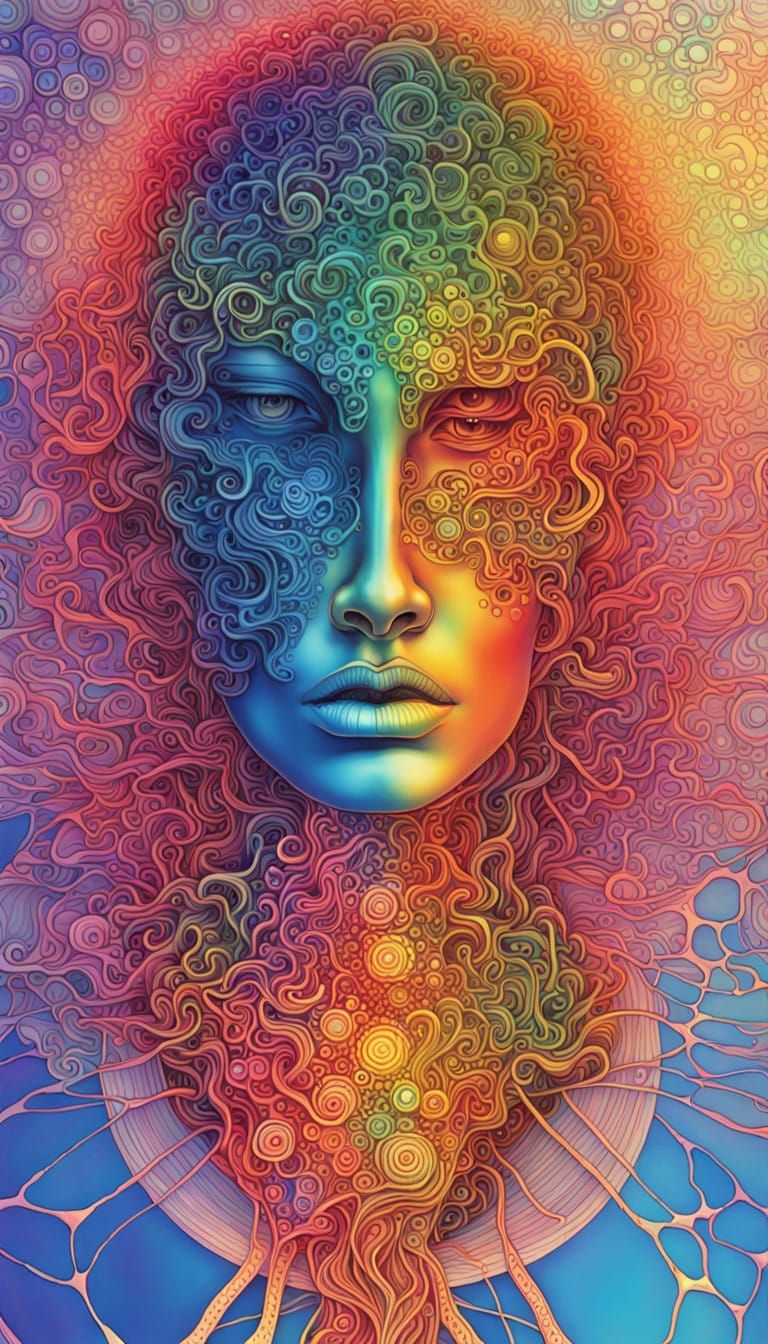 Zentangle Iridescent Masterpiece 
Extrapolate and Illustrate...