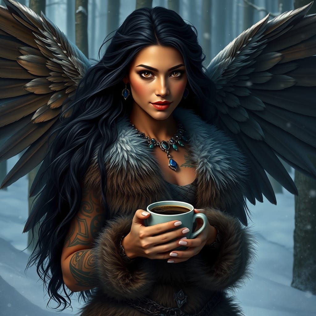 Majestic Ishtar, Queen of Heaven and Earth, as Fantasy Conce...