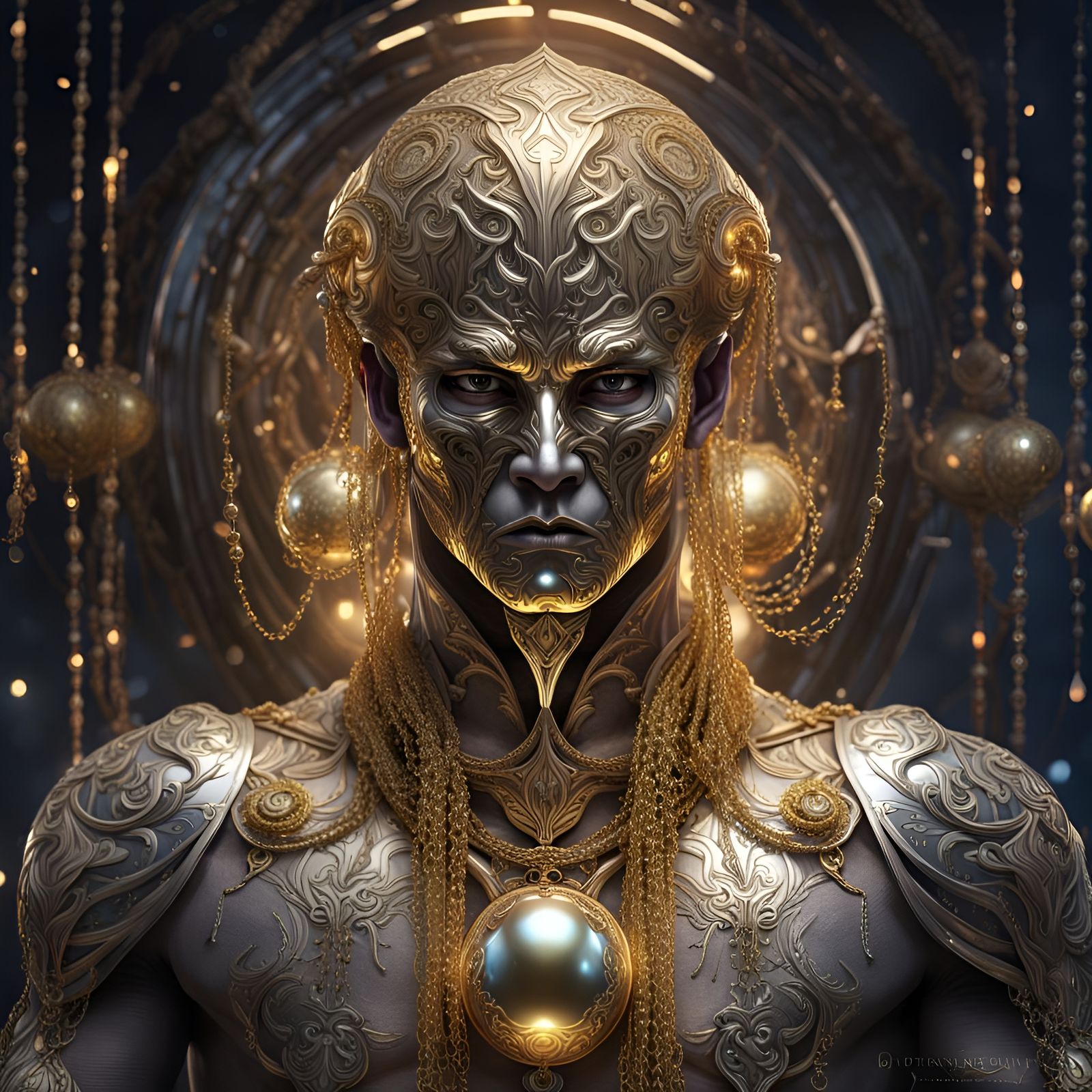 God of Destiny Trapped in Magic Chains