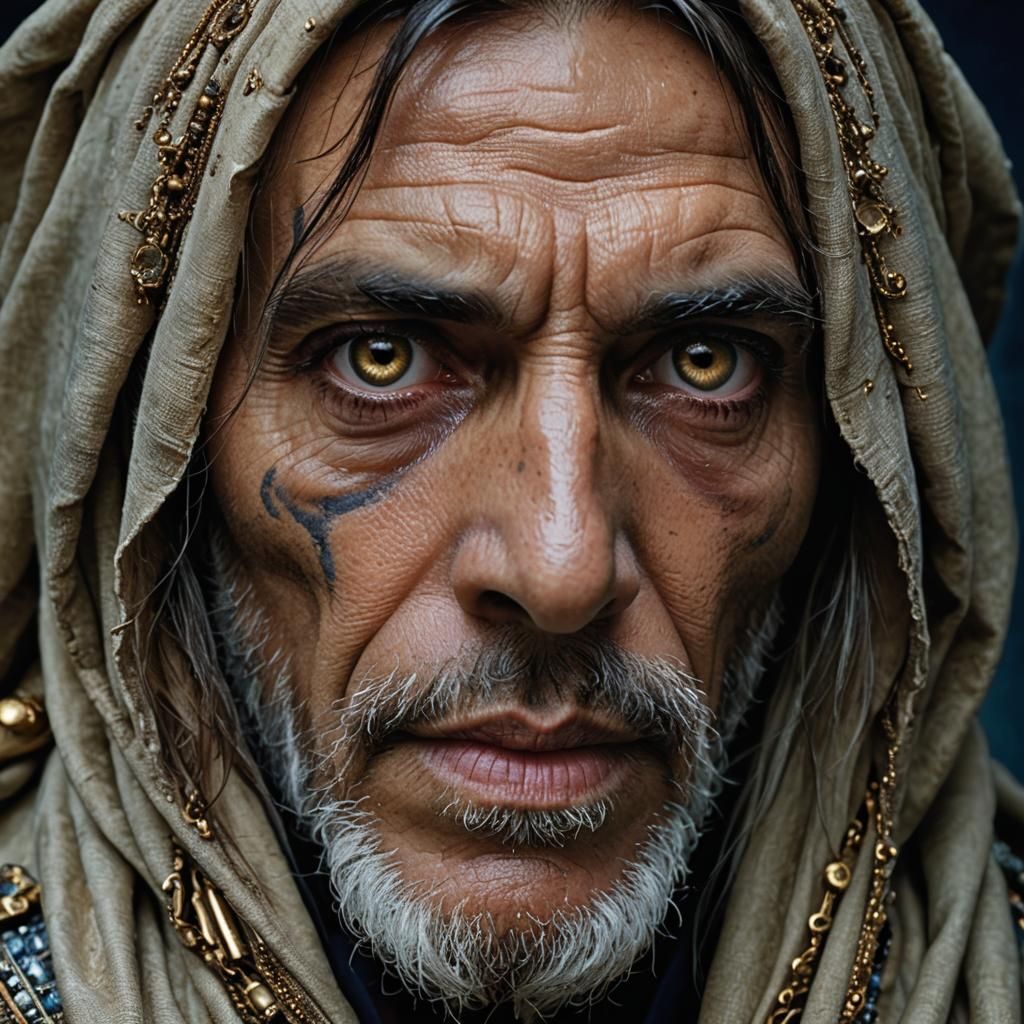 Professional Close-Up Portrait with Bokeh