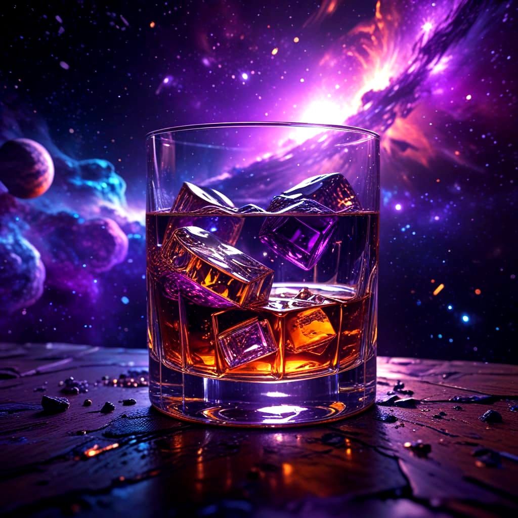 Cosmic Orange Whiskey on Infinity's Edge