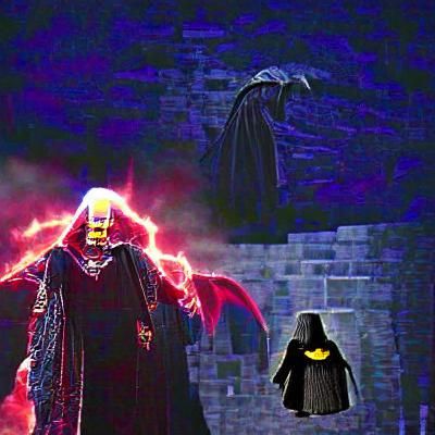 The Dark Lord Returns: AI Generated Image