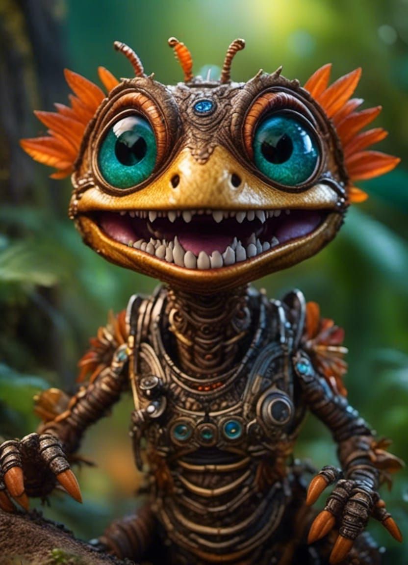 Friendly Human Puppet Portrait