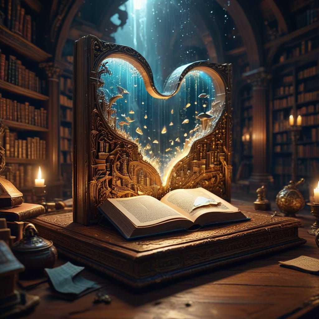 Epic Library of Enchanted Portals