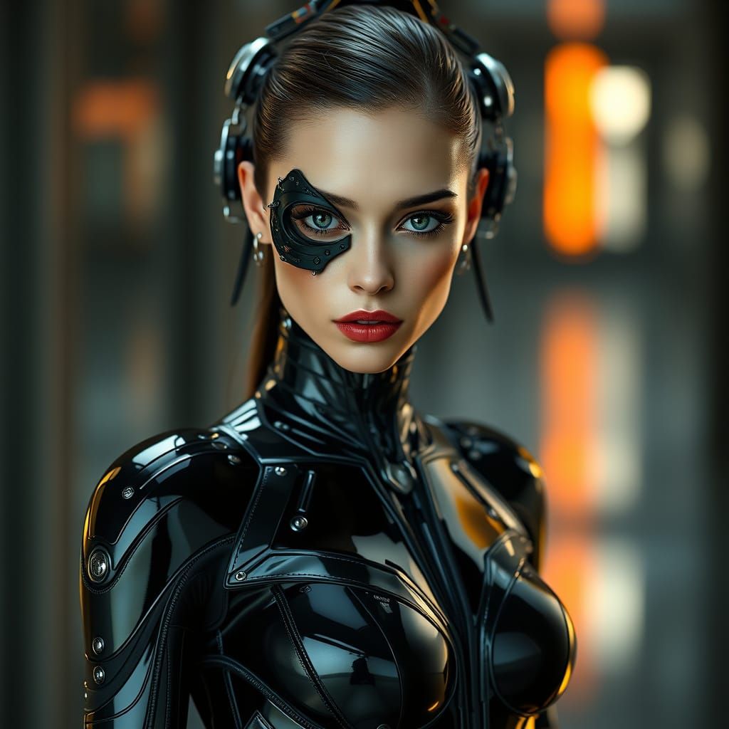 Elegant Borg Assassin Exudes Cold Calculation in High-Tech E...