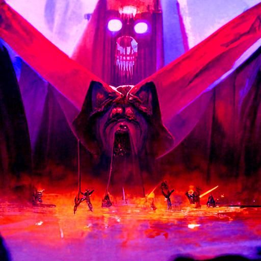 Dramatic Puppeteer Digital Painting