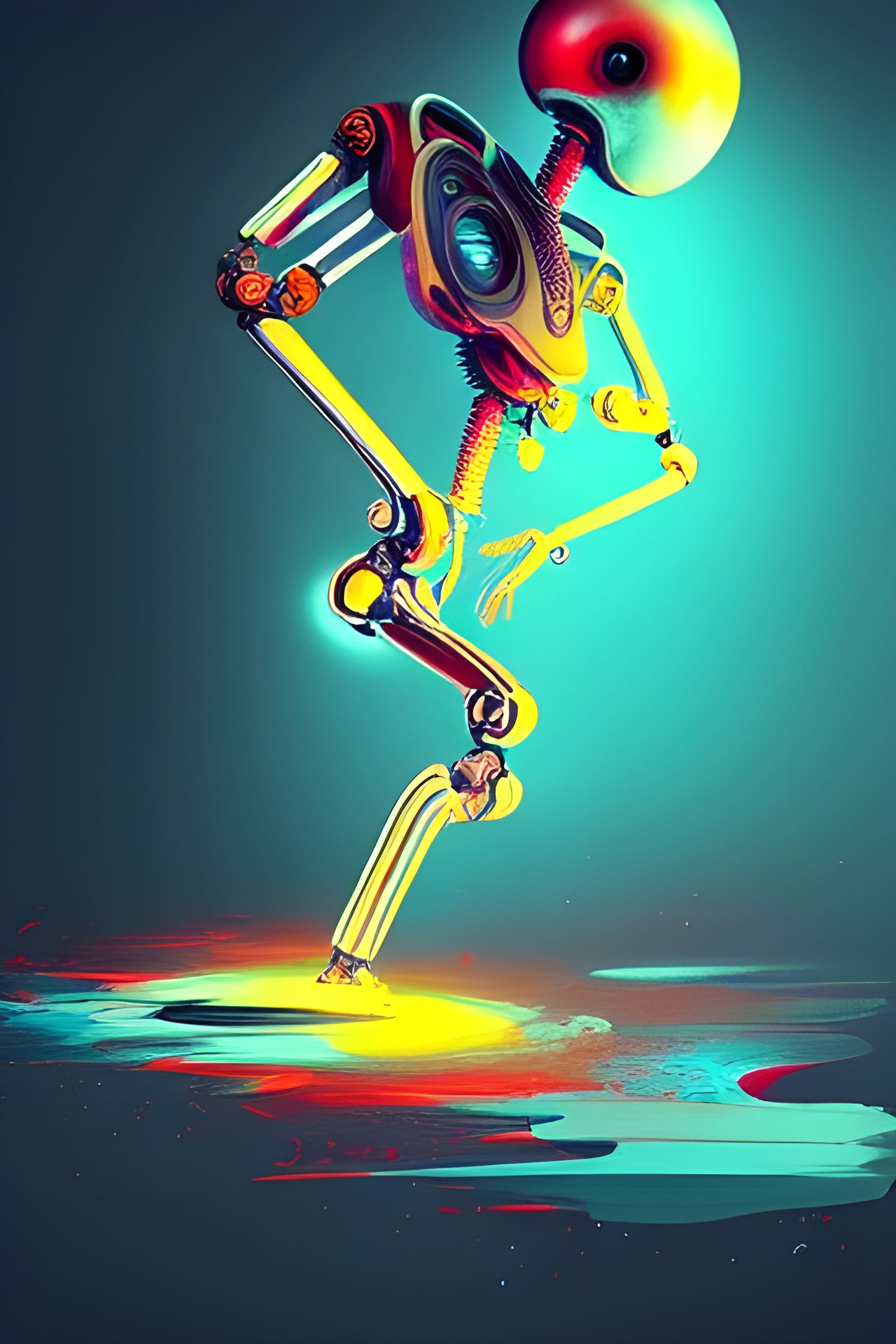 Robotic Dance Instructor in Experimental Style