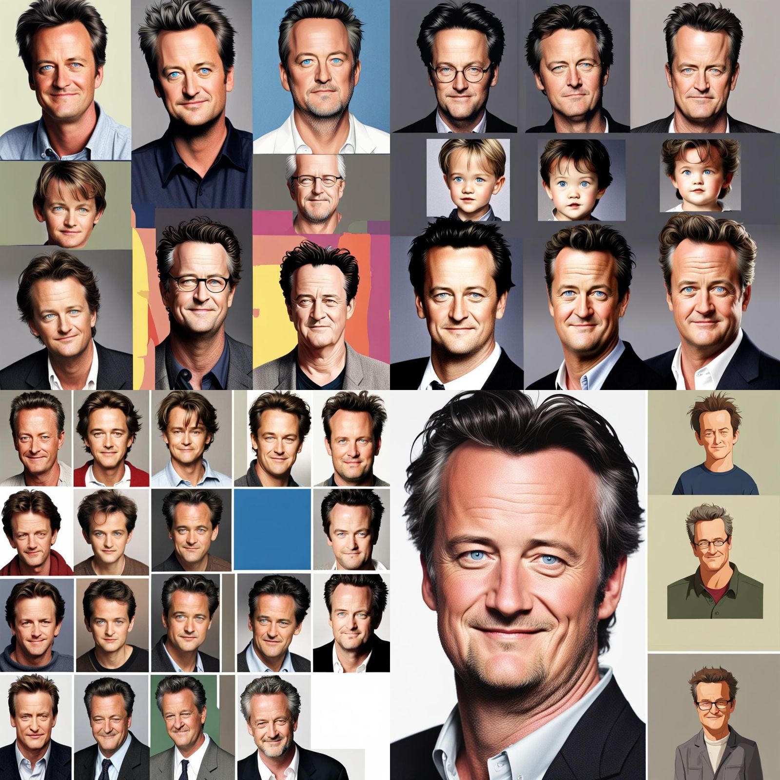 Matthew Perry: Visualizing a Life Through AI