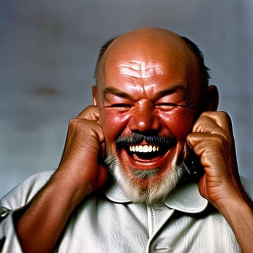 Lenin Laughing: A Professional Color Portrait