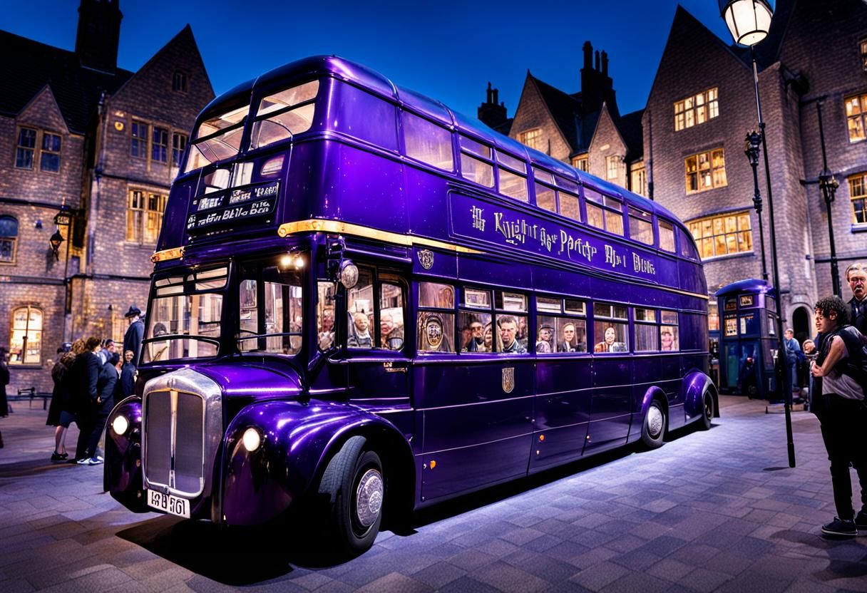 The Knight Bus from Harry Potter