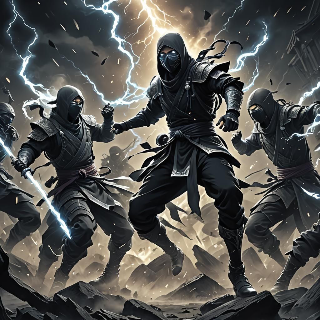 🌀✨ Anime fight off ninja