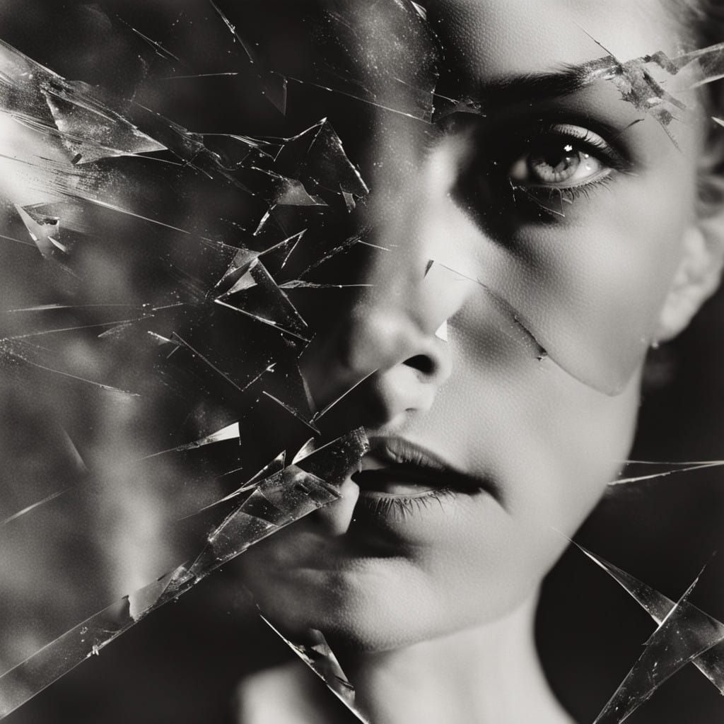 Surreal Portrait in Haunting Allure Style