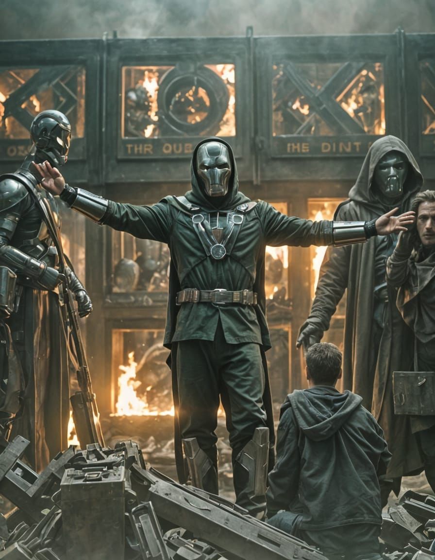 Robert Downey Jr as Dr. Doom: Cinematic MCU Still