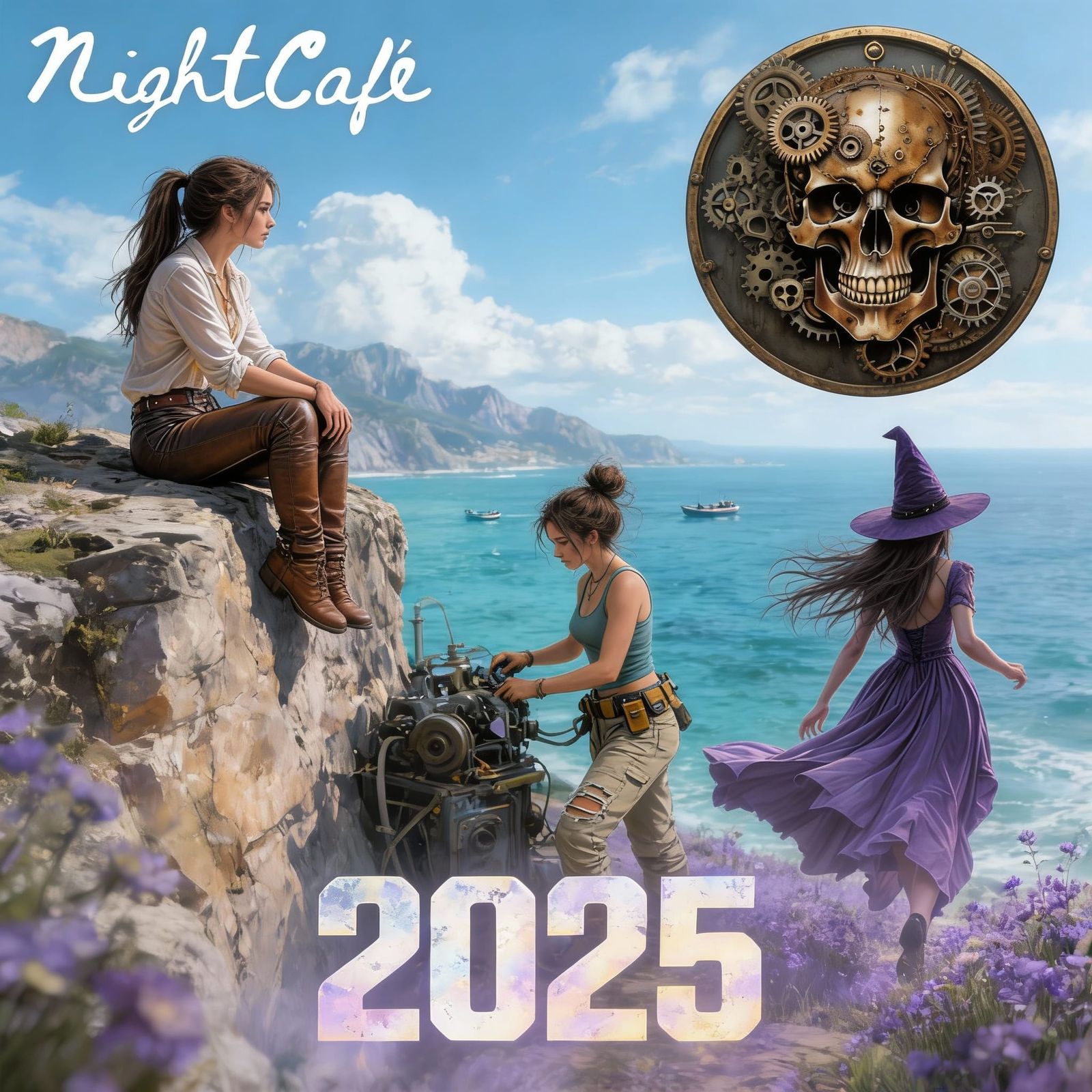 AI Art Collage: 2025 Year in Review