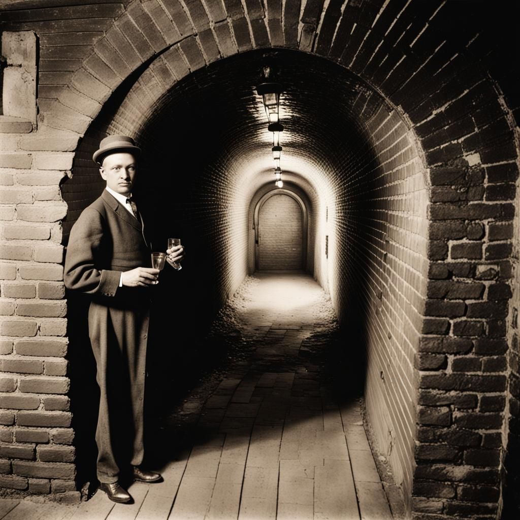 Secret Alcohol Smuggling Tunnel from the 1920s
