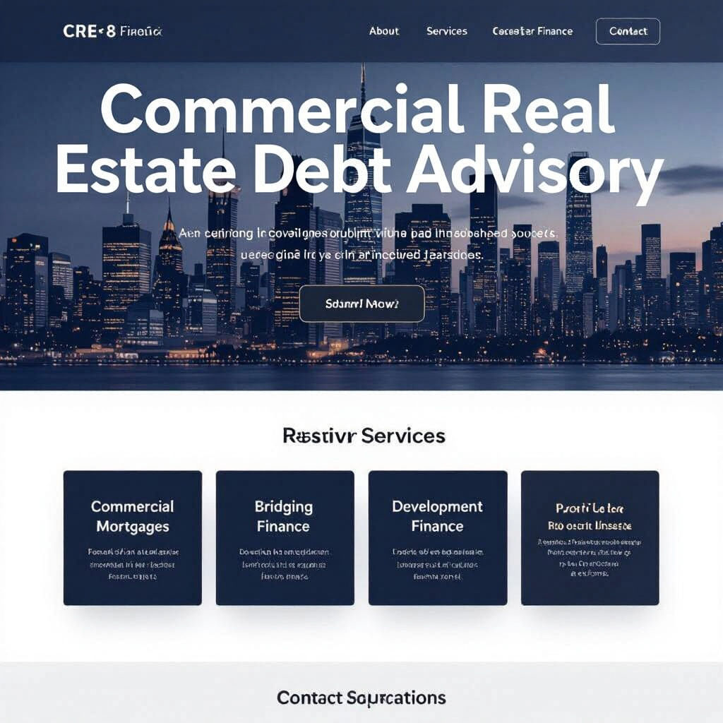 Modern Website Design for Property Finance Brokerage