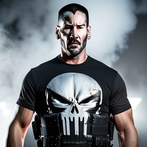 Keanu Reeves as the punisher.