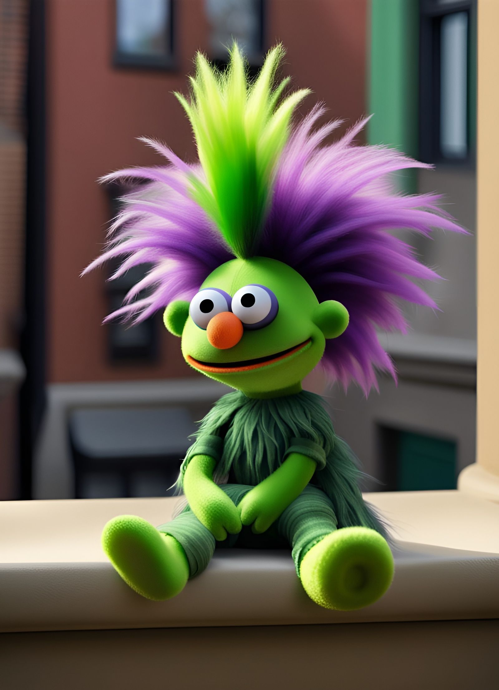 Moe. Patiently Waiting for the Puppet Show.