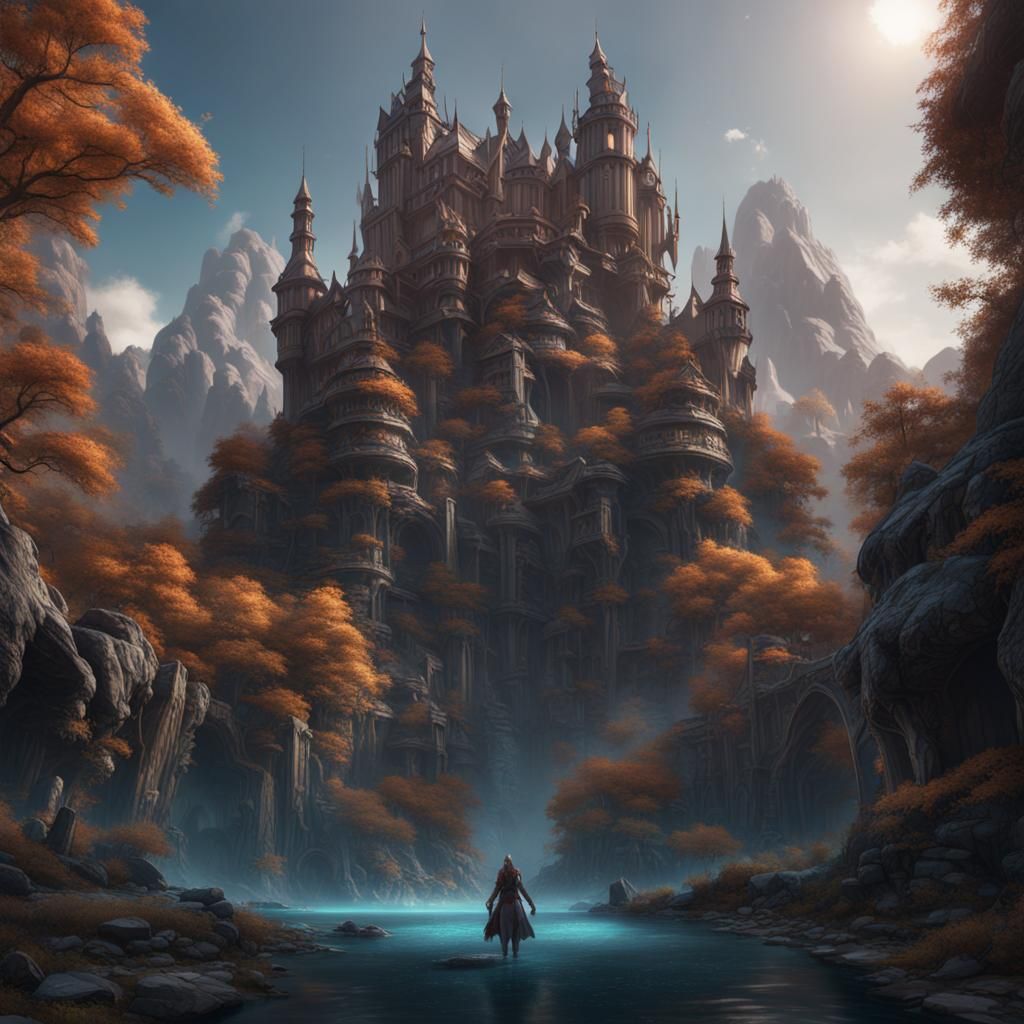 Detailed Fantasy Big Booty Art in Deep Color