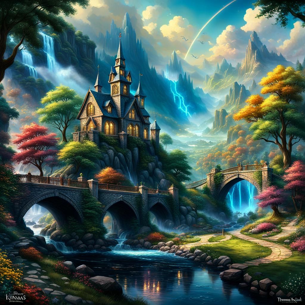 Hopeful Future in Detailed Matte Painting