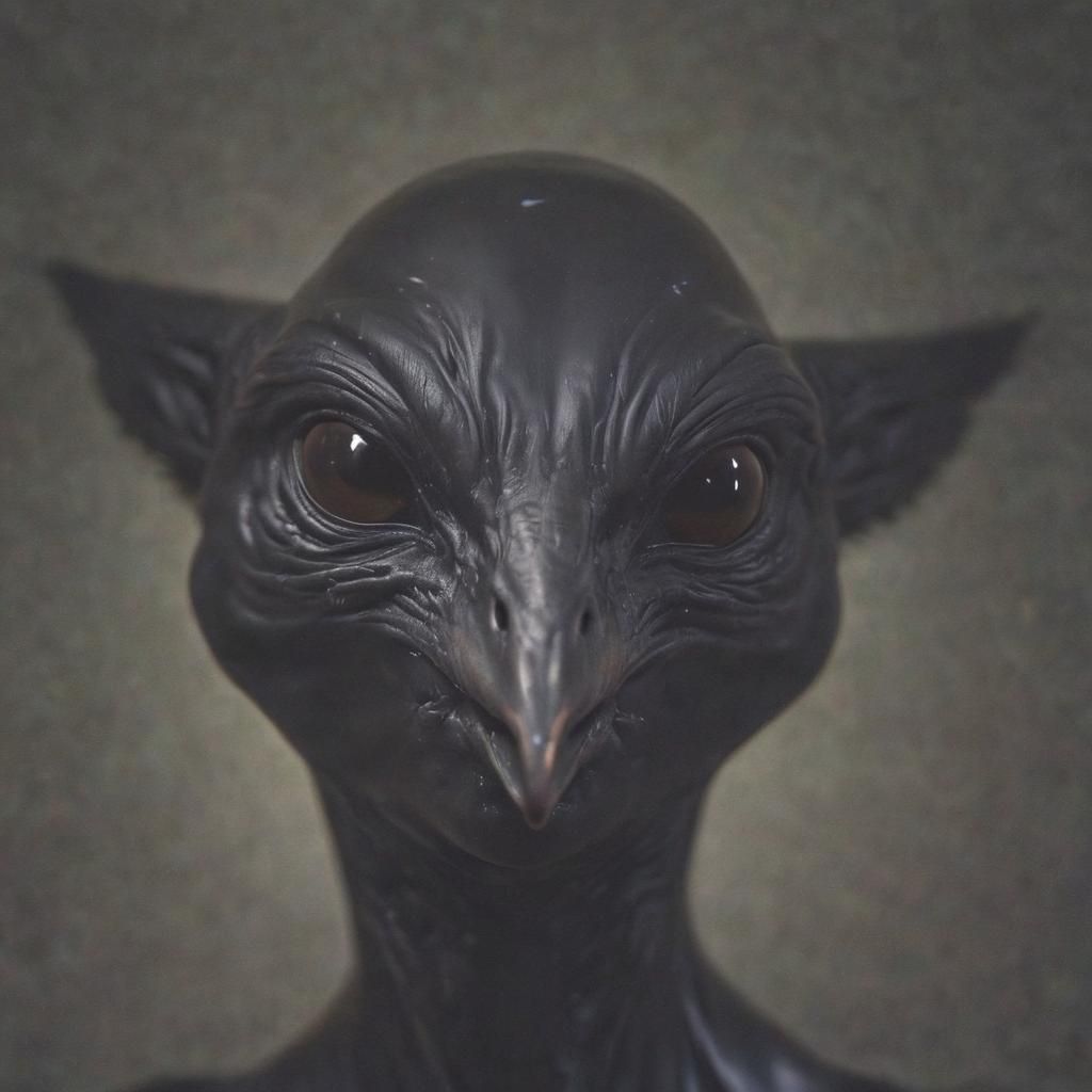 Dreamy Cosmic Dove in Goth Astral Style