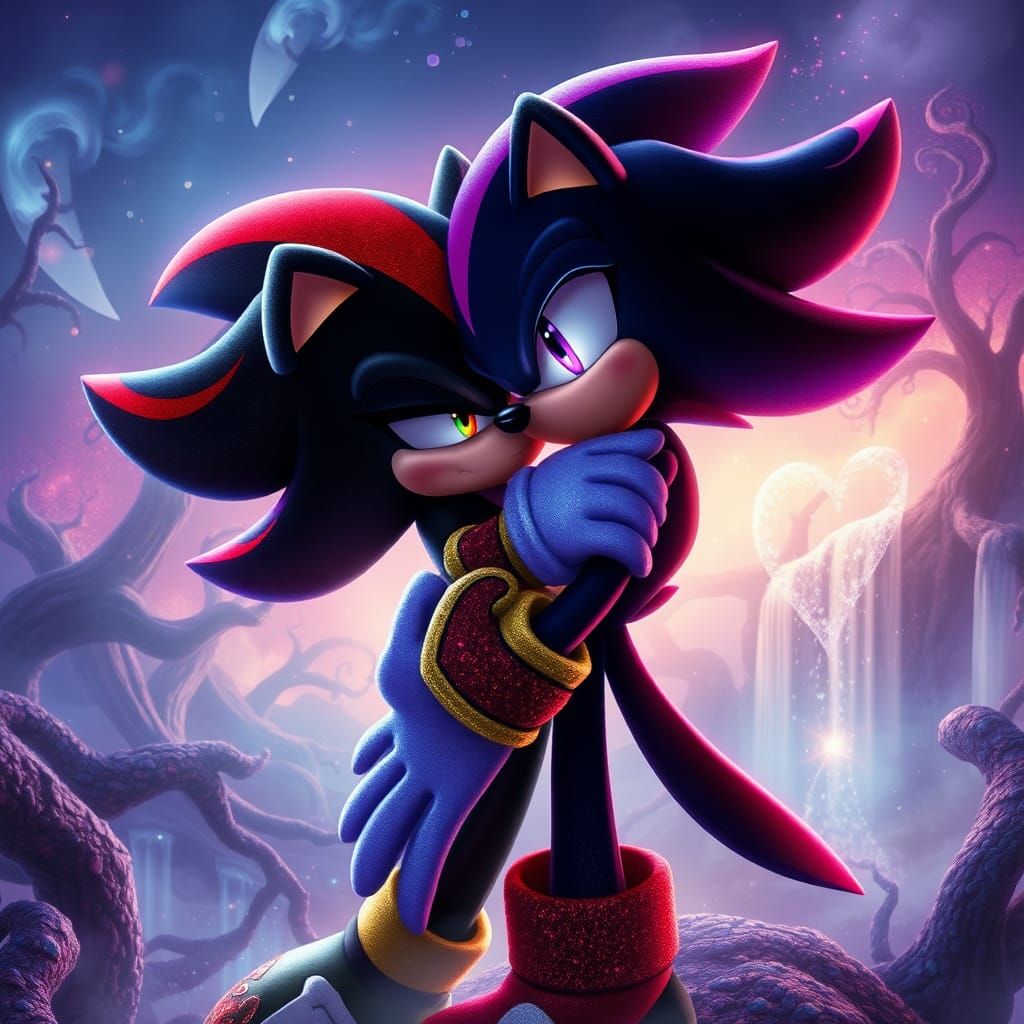 Shadow the Hedgehog: A Surreal Romantic Encounter